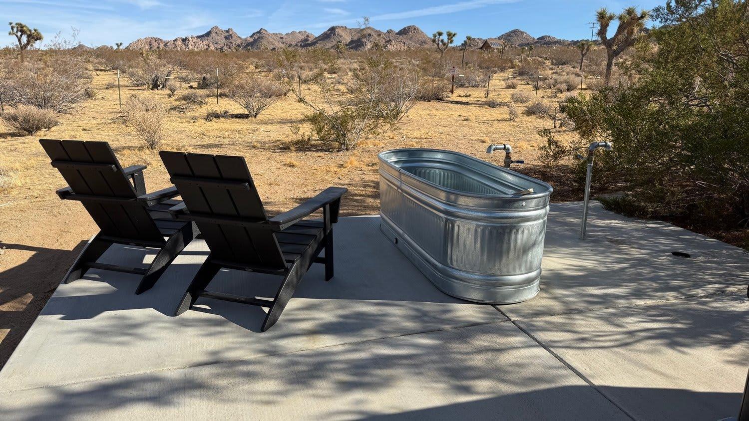 Sacred Haven L Cabin W Cowboy Pool At Park Entrance Joshua Tree Buitenkant foto